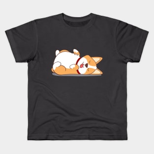 Sleeping Corgi Kids T-Shirt